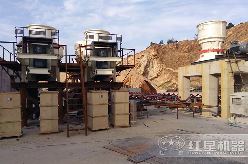 兩臺VSI制砂機現場實拍 兩臺VSI制砂機現場實拍