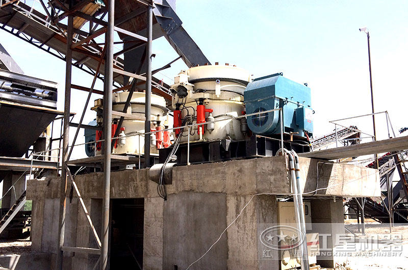 圓錐破產量大，自動化程度高，適合中大型砂石廠